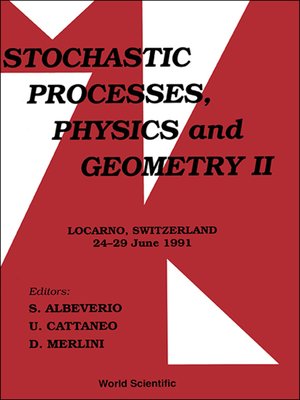 cover image of Stochastic Processes, Physics and Geometry Ii--Proceedings of the Iii International Conference